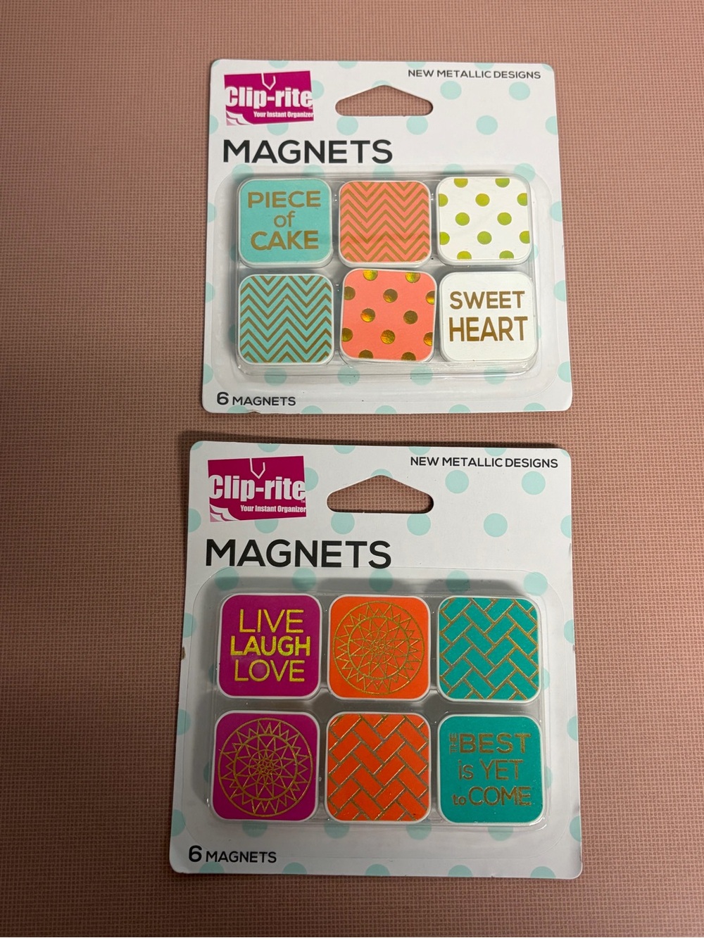 ⛱️ Clip-rite Metallic Designs Magnets - Picture 2 of 5